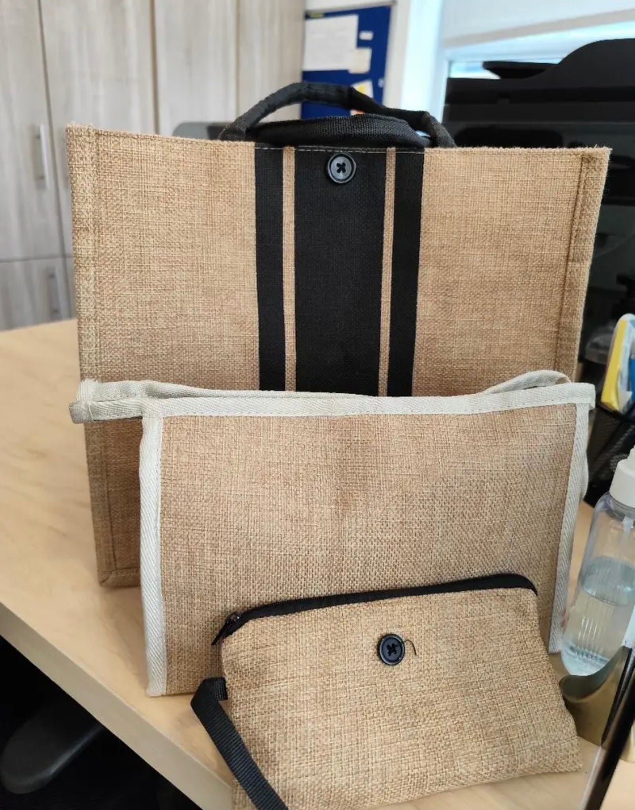 Tote Bags With Wallet & Makeup Pouch