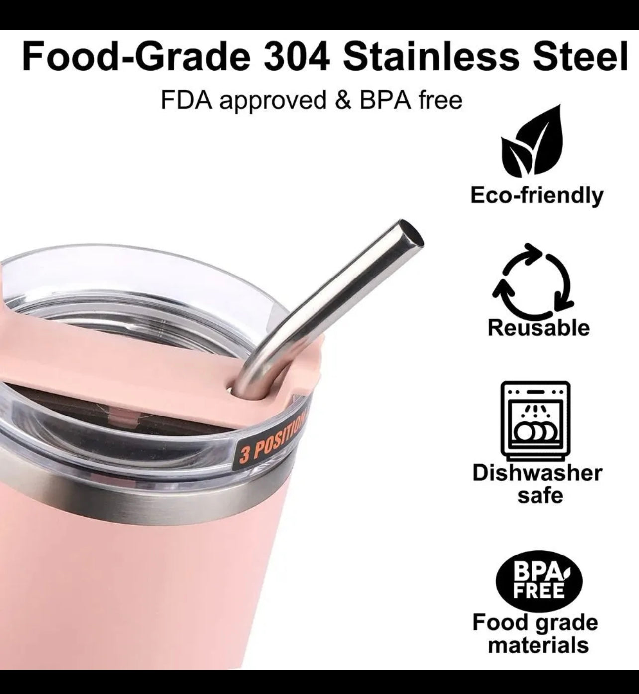 Steel Tumbler Straw