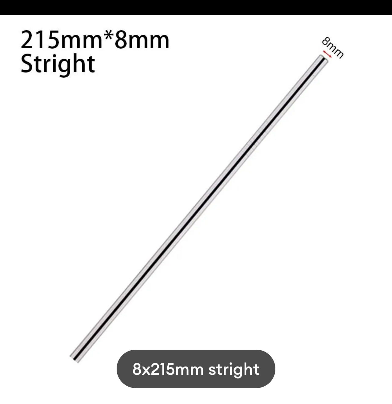Steel Tumbler Straw