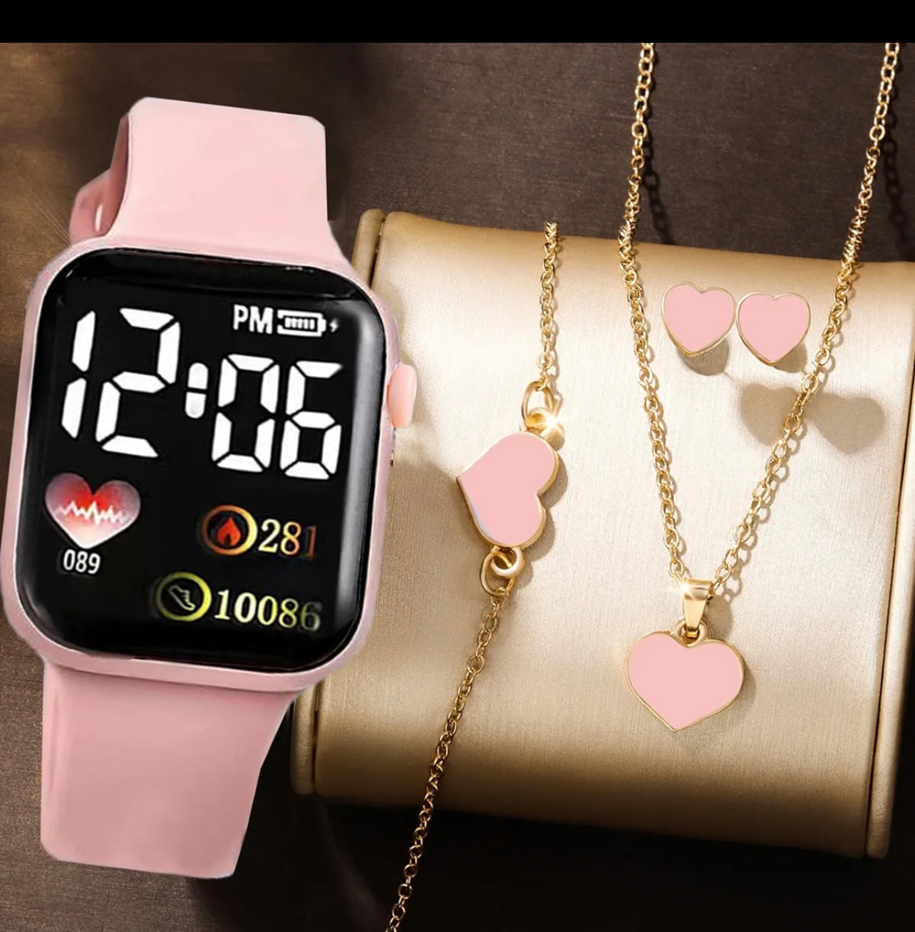 LED Electronic Watch Set