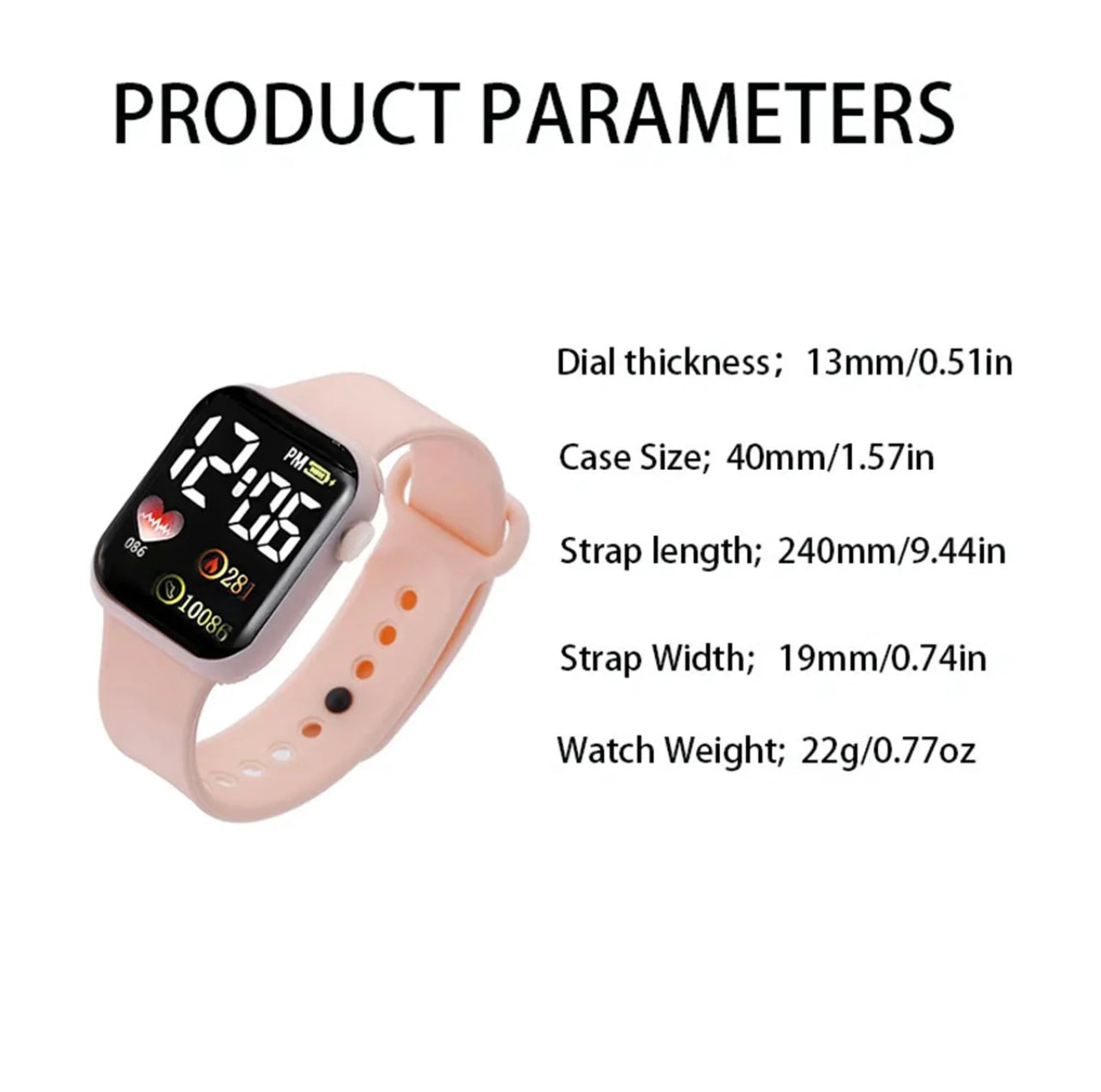 LED Electronic Watch Set