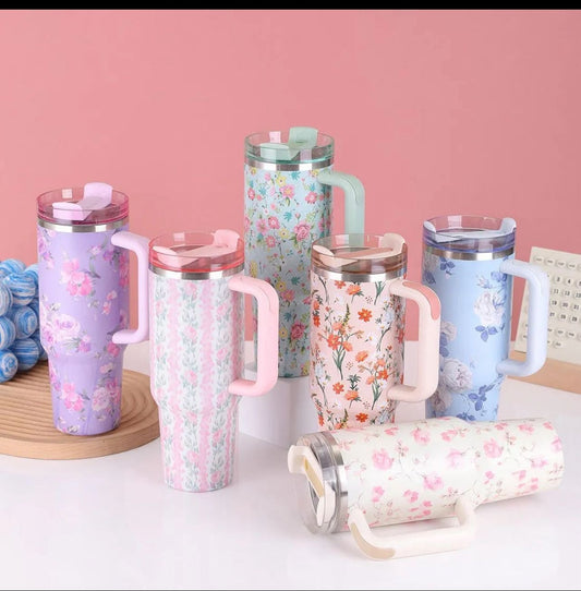 Floral tumblers