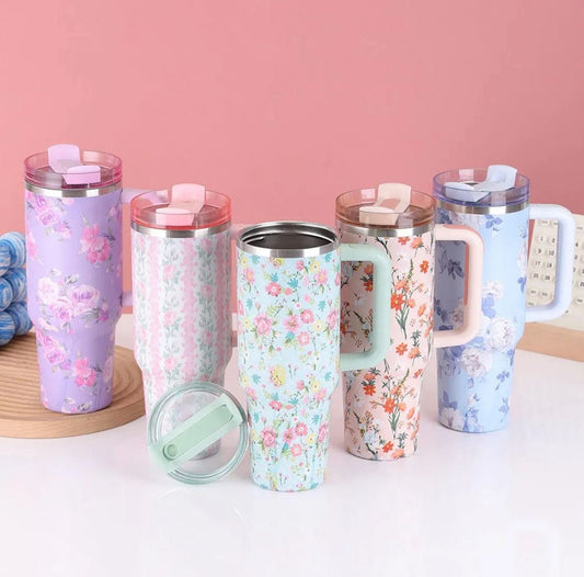Floral tumblers
